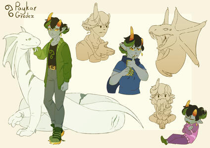 Paykar Gredez, Homestuck trollsona